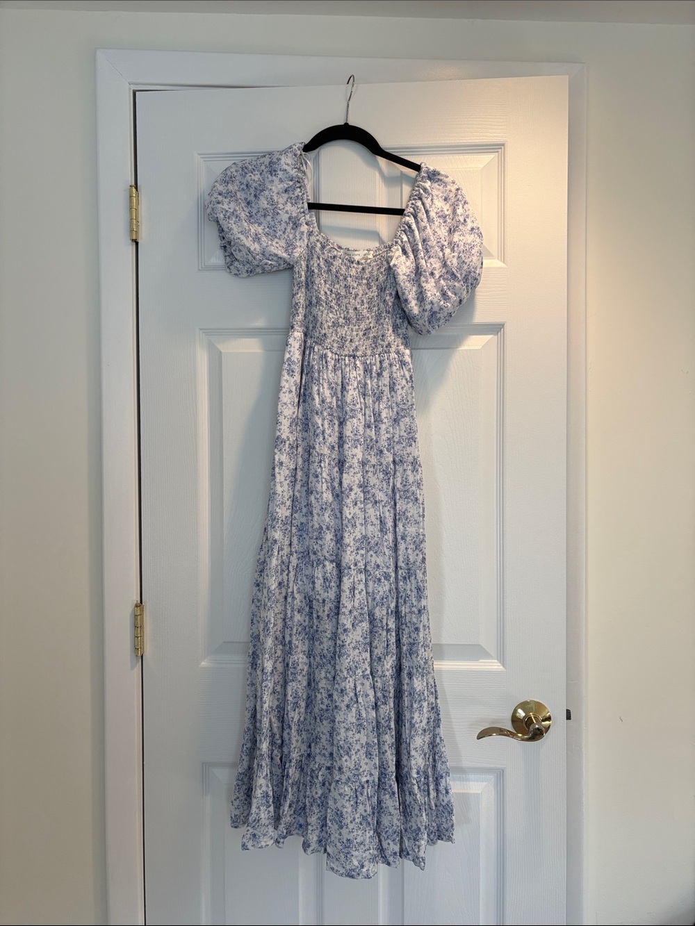 Altar'd State Blue and White Floral Dress